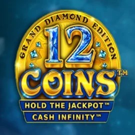 Official Slots logo: 12 Coins Grand Diamond Edition by Wazdan at Playone Casino