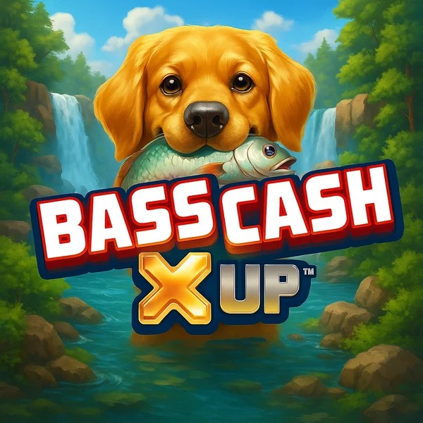 Bass Cash X UP logo by Alchemy Gaming at Playone Casino