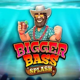 Bigger Bass Splash slot logo by Pragmatic Play at Playone Casino
