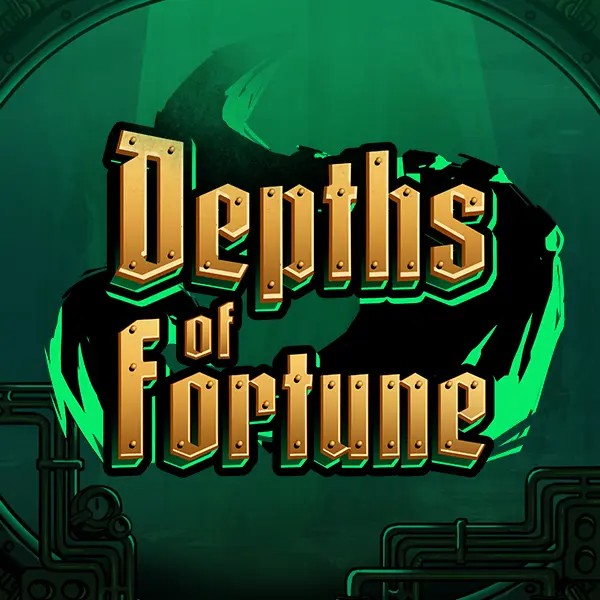 Depths of Fortune online game logo by AvatarUX Studios on playonecasino-be.com