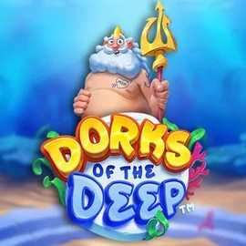 Dorks of the Deep online game logo by Hacksaw Gaming on playonecasino-be.com